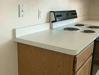 Flat Laid Countertop Type Of Plastic Laminate Flat Laid Countertops Can Be Fabricated In A Or On Site See Plastic Laminate Countertop And Post Formed